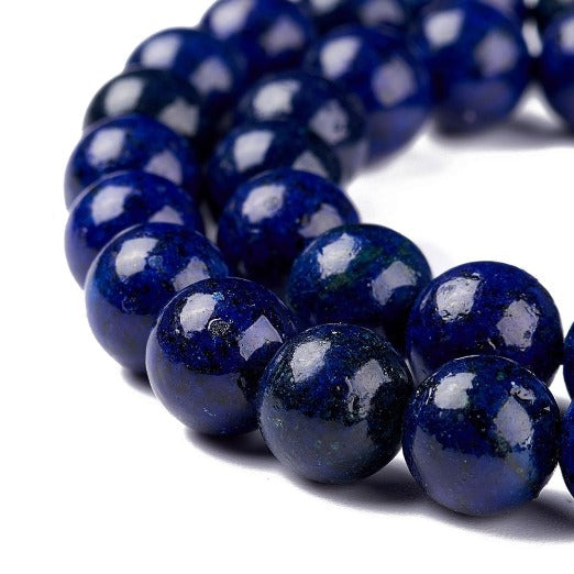 Lapis Lazuli Gemstone Beads - Dyed - All Sizes - Witches Ink LTD - O/A Crystals and Sun Signs