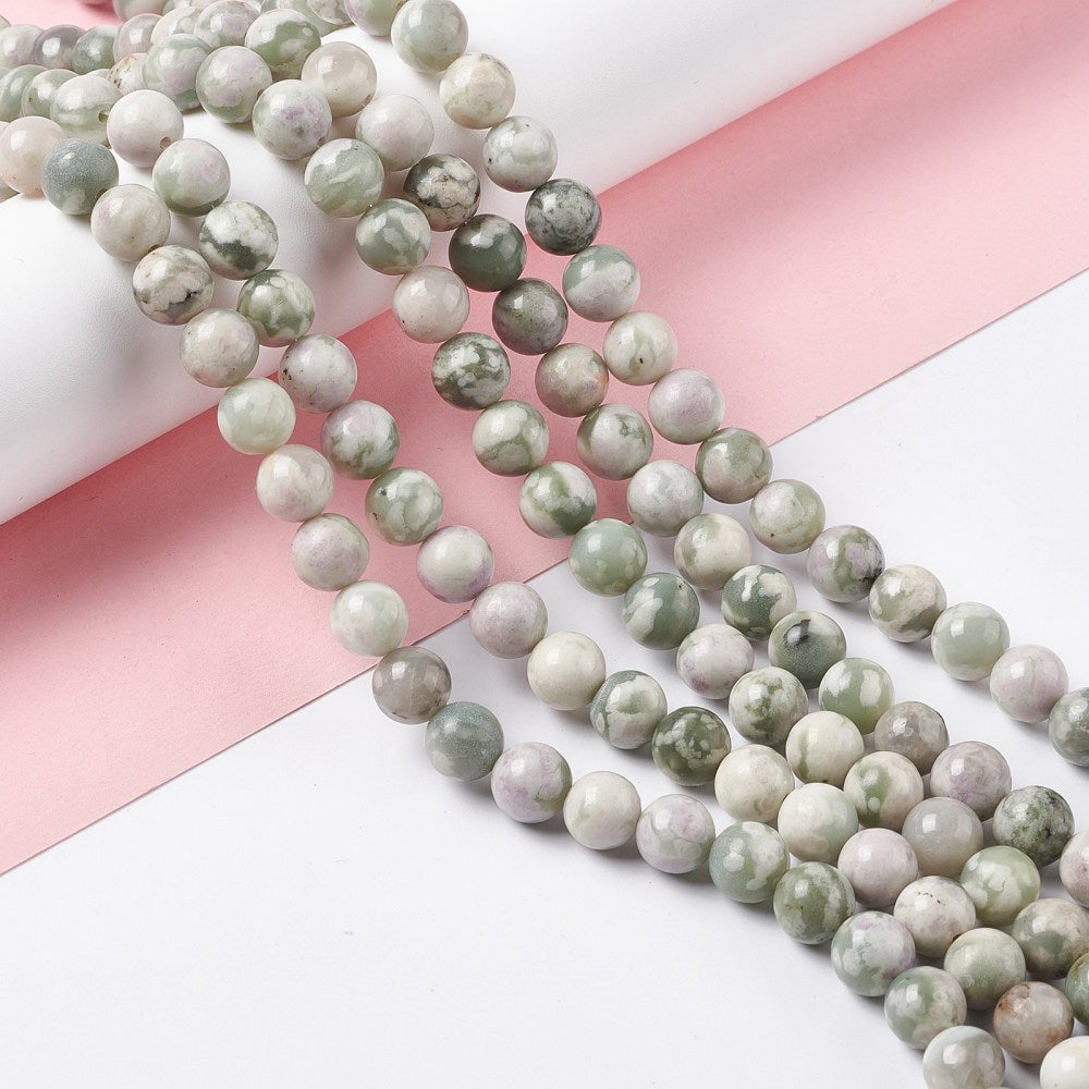 Peace Jade Gemstone Beads - All Sizes - Premium Beads from Crystals and Sun Signs Co - Shop now at Witches Ink LTD