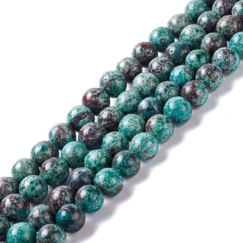 Chrysocolla Gemstone Bead - Dyed | Crystals and Sun Signs Co