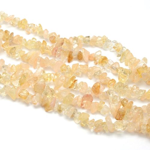 Citrine Gemstone Chip Bead | Alberta Bead Store