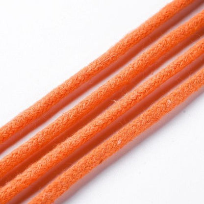 Macrame Cotton Cord Coral 3MM 50M Roll | Alberta Bead Store