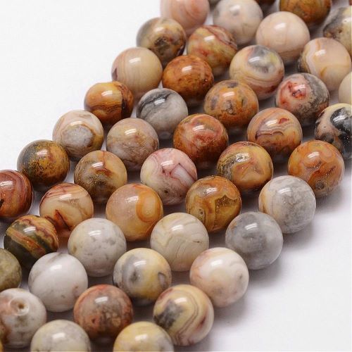 Crazy Lace Agate Gemstone Bead | Alberta Bead Store