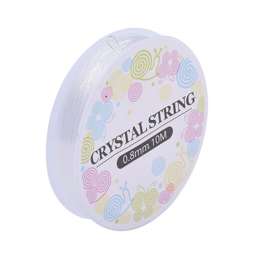 Crystal Thread Elastic 0.8MM 10M Roll | Alberta Bead Store