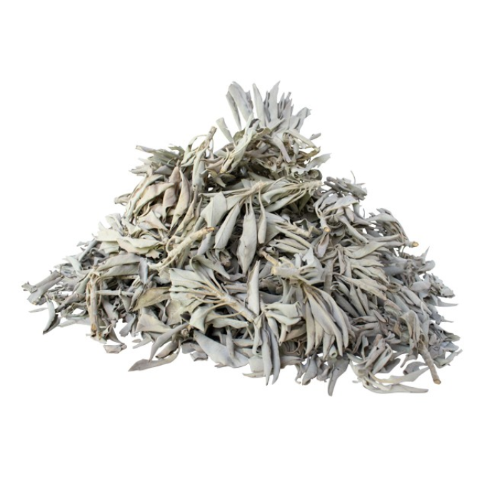 California White Sage Loose 4oz - Premium White Sage from Crystals and Sun Signs Co - Shop now at Crystals and Sun Signs Co