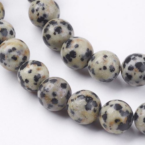 Dalmatian Jasper Gemstone Bead | Alberta Bead Store