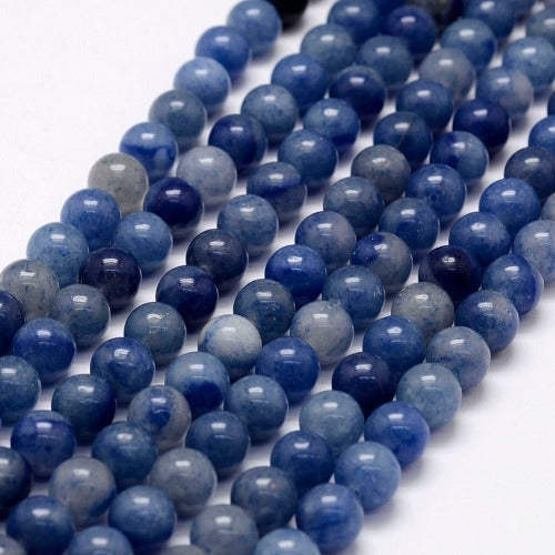 Blue Aventurine Gemstone Beads - All Sizes - Premium Beads from Crystals and Sun Signs Co - Shop now at Witches Ink LTD