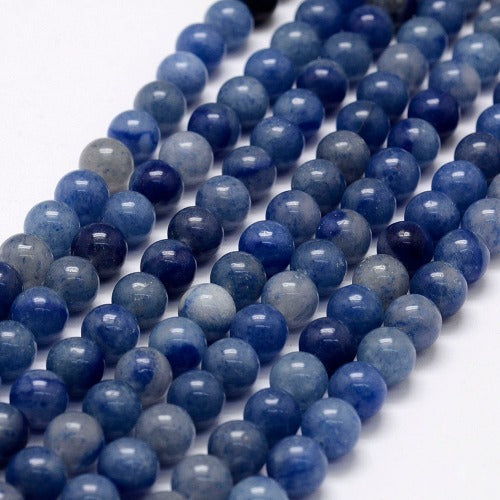 Blue Aventurine Gemstone Beads - All Sizes - Witches Ink LTD - O/A Crystals and Sun Signs