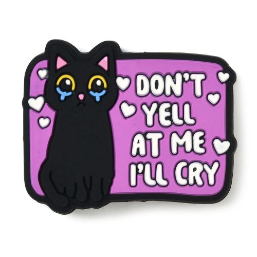 Silicone Bead "Don't Yell or I'll Cry" | Alberta Bead Store