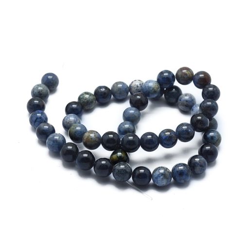 Dumortierite Quartz Bead | Crystals and Sun Signs Co