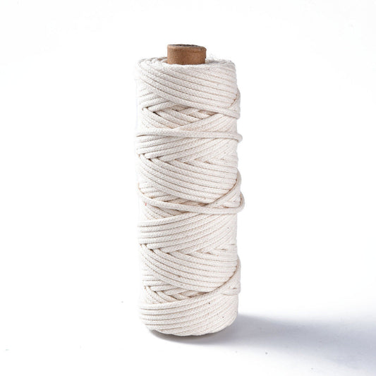 Macrame Cotton Cord White 3MM 50M Roll | Alberta Bead Store