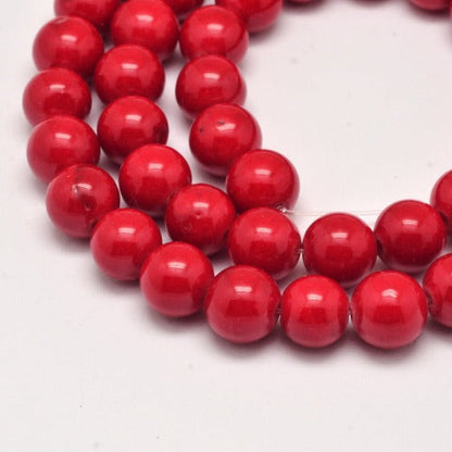 Mashan Red Jade Gemstone Beads | Alberta Bead Store