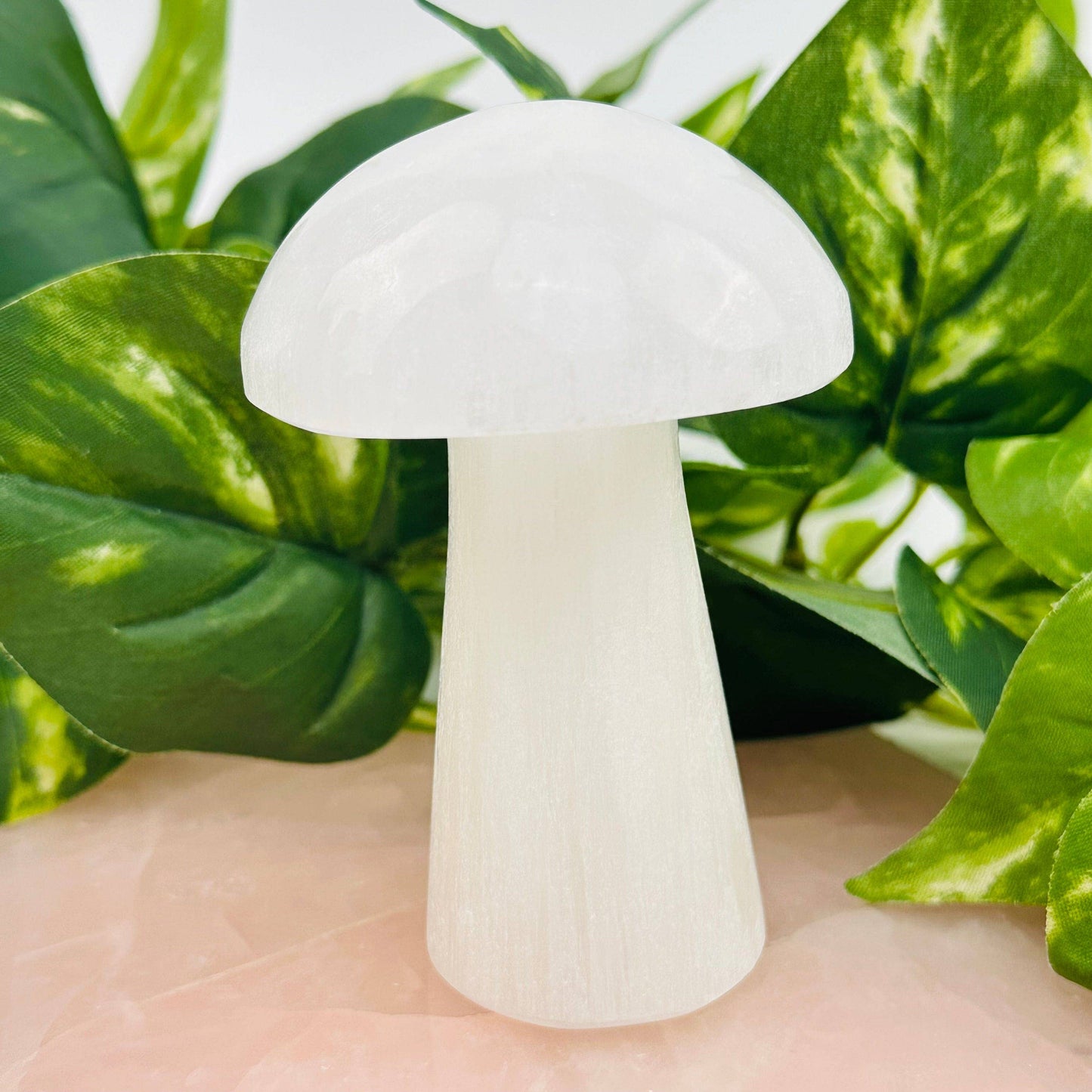 Selenite Crystal Mushroom