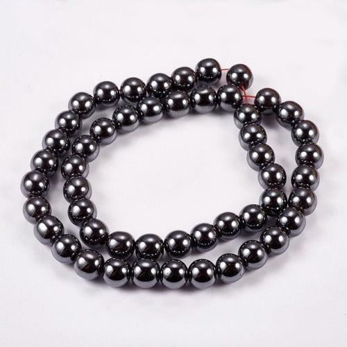 Hematite Black Gemstone Bead | Alberta Bead Store