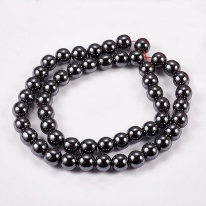 Hematite Black Gemstone Bead | Alberta Bead Store