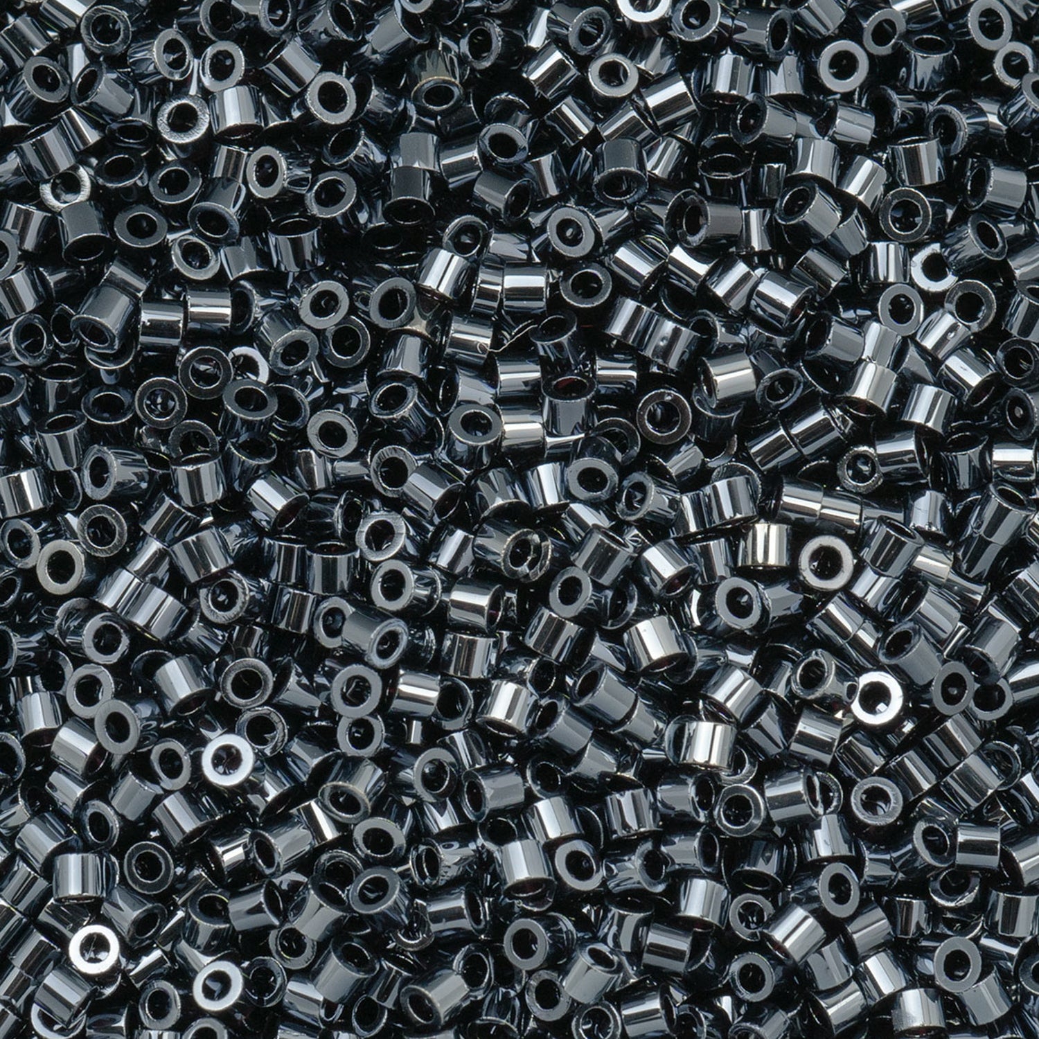 Cylin Bead 11/0 Gunmetal - Alberta Bead Store