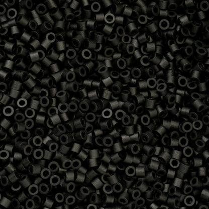 Cylin Bead 11/0 Black Matte - Alberta Bead Store