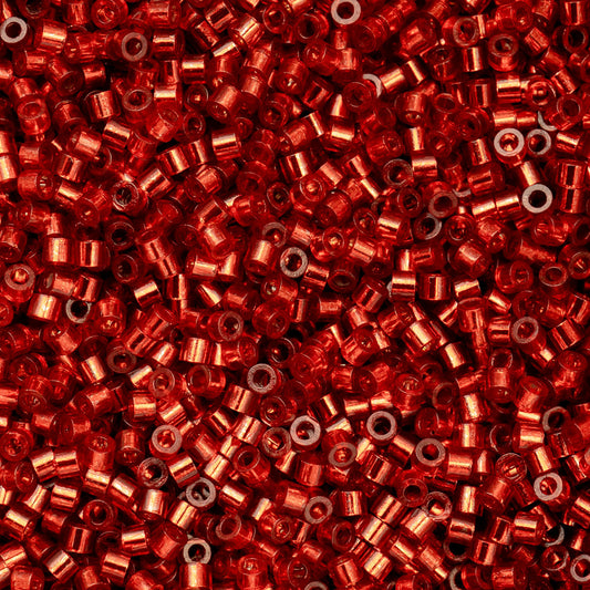 Cylin Bead 11/0 Ruby Red S/L - Alberta Bead Store