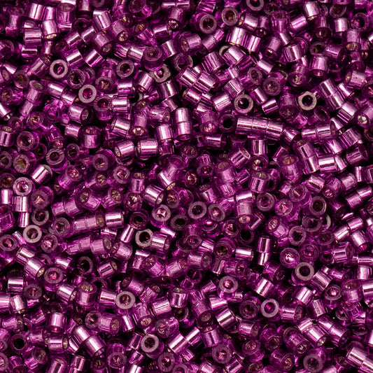 Cylin Bead 11/0 Magenta S/L - Alberta Bead Store