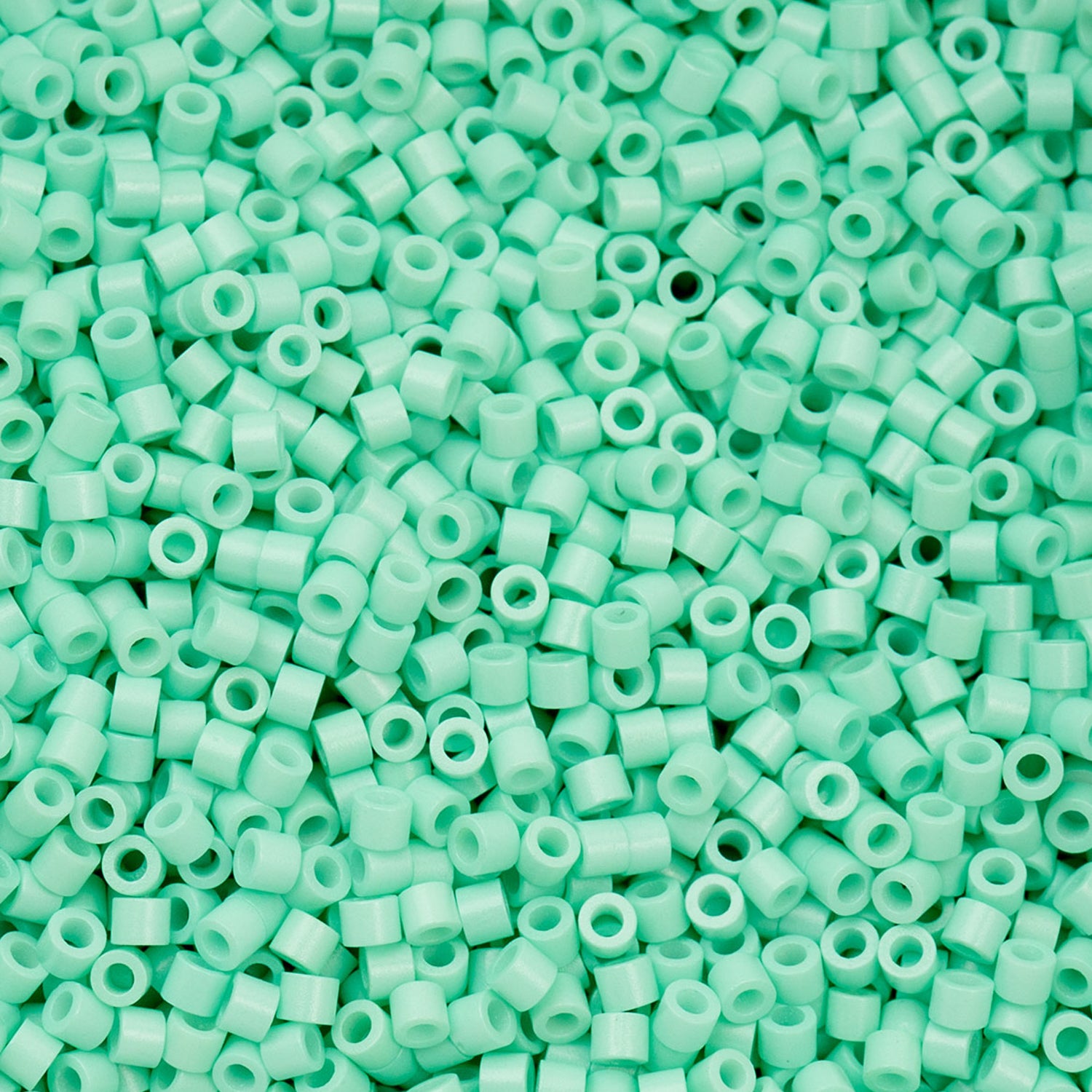 Cylin Bead 11/0 Opaque Seafoam - Alberta Bead Store