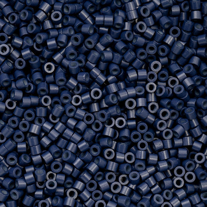 Cylin Bead 11/0 Opaque Navy Blue - Alberta Bead Store