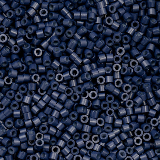 Cylin Bead 11/0 Opaque Navy Blue - Alberta Bead Store