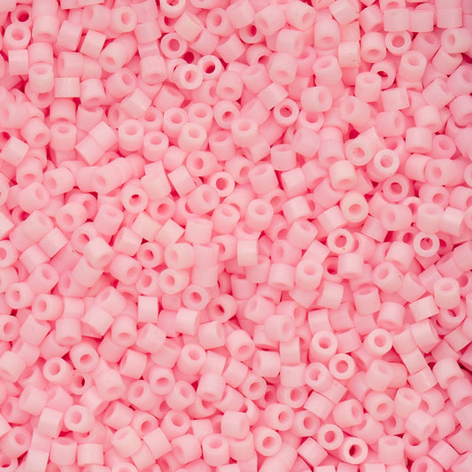 Cylin Bead 11/0 Matte Macaron - Pink Blush - Alberta Bead Store