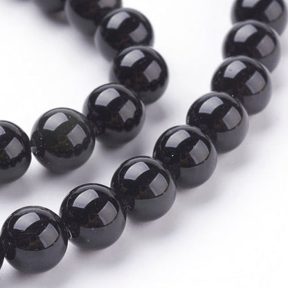 Obsidian Beads - All Sizes - Witches Ink LTD - O/A Crystals and Sun Signs