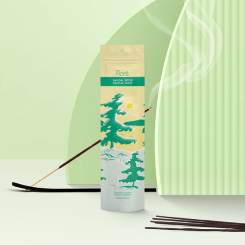 Flore Sandal-Rose Incense Sticks pack | Flore Incense