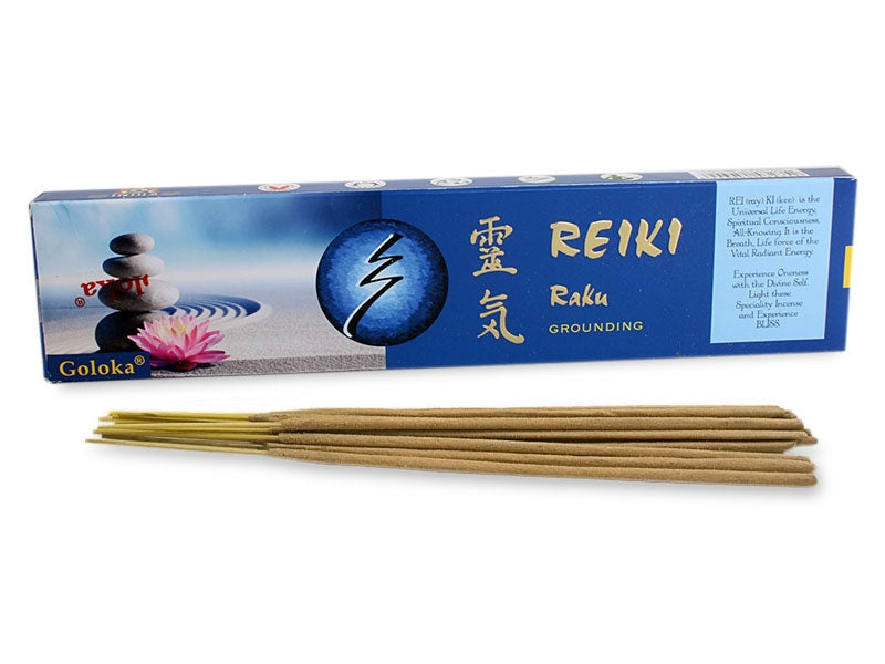 Goloka Raku - Grounding Incense - Premium  from Goloka Malasha Incense - Shop now at Crystals and Sun Signs Co