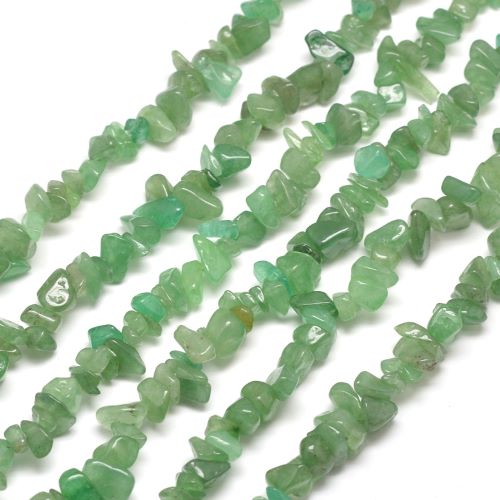 Green Aventurine Gemstone Chip Beads | Alberta Bead Store