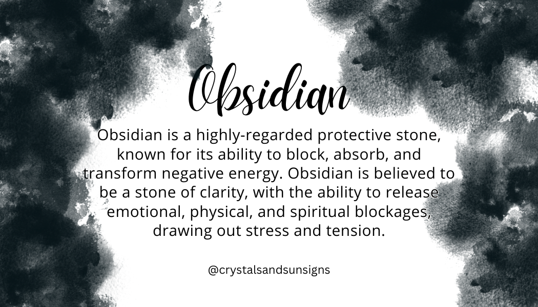 Obsidian Gemstone Bead Bracelet | The Stone to Repel Negativity