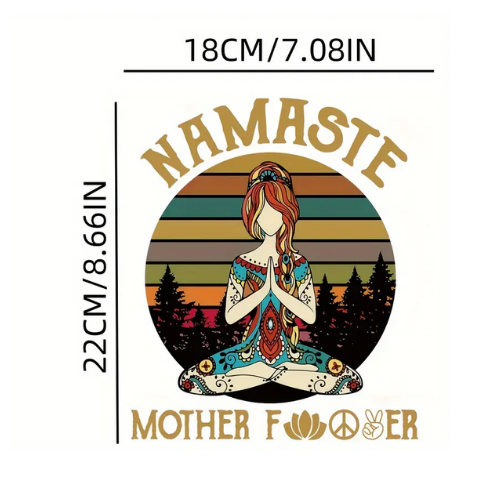 Heat Transfer "Namaste.." | Alberta Bead Store