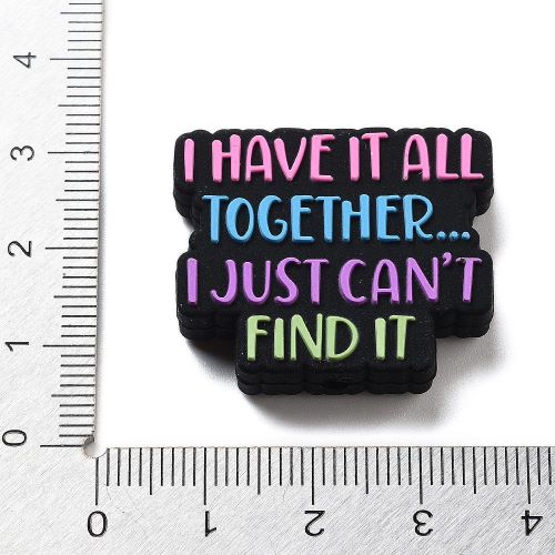 Silicone Bead "I Have it all Together" | Alberta Bead Store
