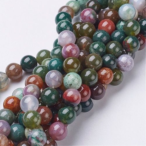 Indian Agate Gemstone Beads | Alberta Bead Store