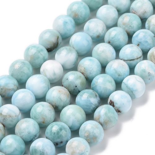 Larimar Gemstone Bead | Crystals and Sun Signs Co