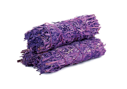 Lavender Infused Blue Sage Sticks - Witches Ink LTD - O/A Crystals and Sun Signs