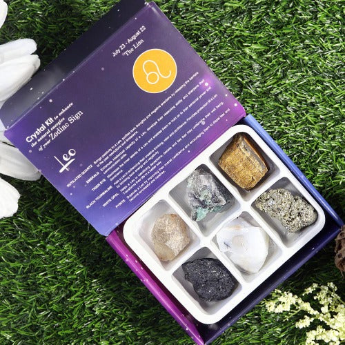 Astrology Crystal Kit | 6 Gemstones per Box - Premium Gemstone from Natures Artifacts - Shop now at Crystals and Sun Signs Co