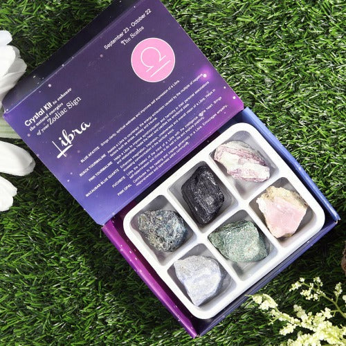 Astrology Crystal Kit | 6 Gemstones per Box - Premium Gemstone from Natures Artifacts - Shop now at Crystals and Sun Signs Co