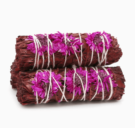 Love Floral Dragons Blood White Sage Sticks - Witches Ink LTD - O/A Crystals and Sun Signs