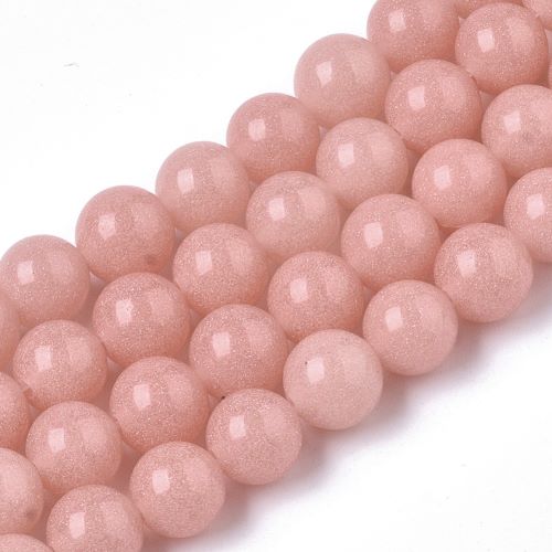 Luminous Stone Salmon Bead | Crystals and Sun Signs Co