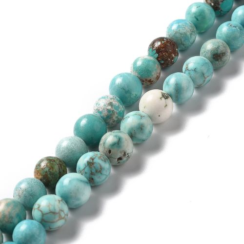 Magnesite Turquoise Gemstone Beads | Crystals and Sun Signs Co