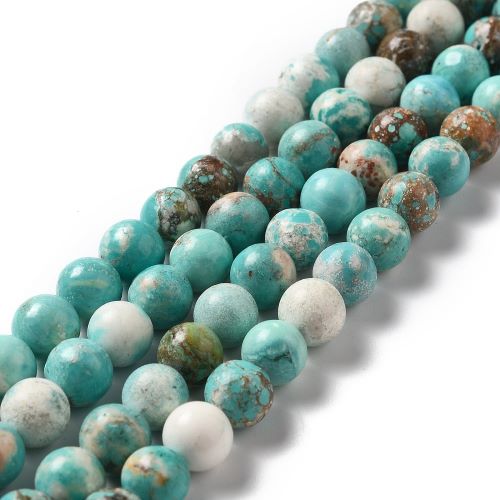 Magnesite Turquoise Gemstone Beads | Crystals and Sun Signs Co