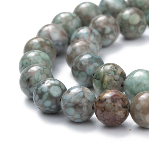 Maifan Cadet Blue Gemstone Bead | Alberta Bead Store