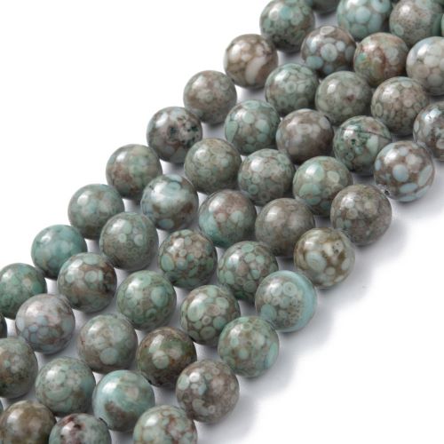 Maifan Cadet Blue Gemstone Bead | Alberta Bead Store