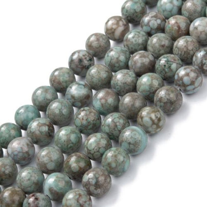 Maifan Cadet Blue Gemstone Bead | Alberta Bead Store