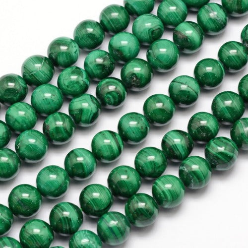Natural Malachite Beads - All Sizes - Premium Beads from Crystals and Sun Signs Co - Shop now at Witches Ink LTD
