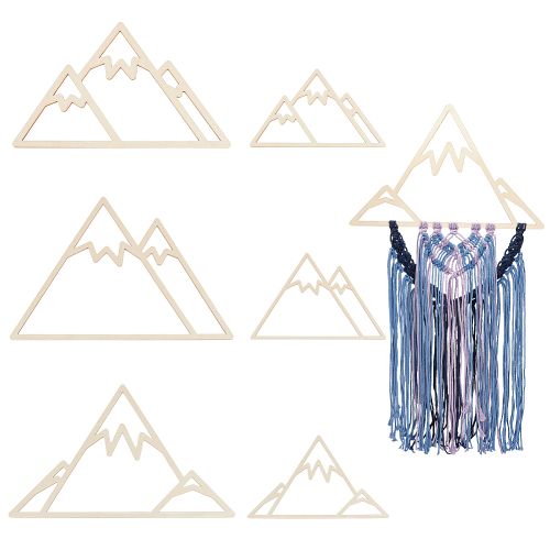 Macrame Mountain Wood Frames | Alberta Bead Store