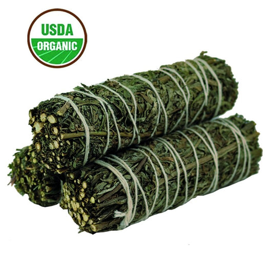 Mugwort or Black Sage Smudge Sticks - Witches Ink LTD - O/A Crystals and Sun Signs