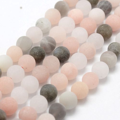 Moonstone Multi Frosted Gemstone Beads | Alberta Bead Store
