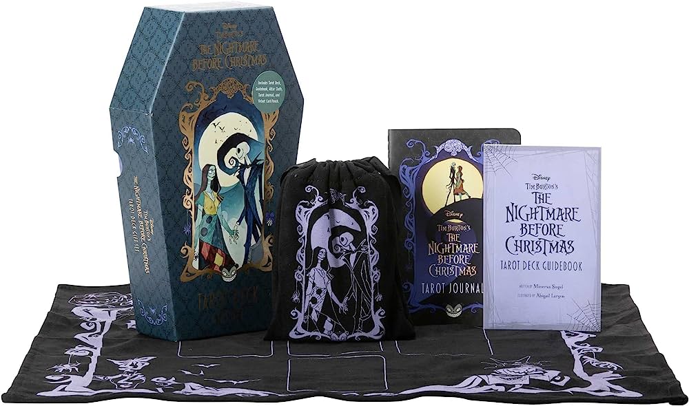 The Nightmare Before Christmas Gift Set Tarot Deck and Guidebook - Premium Tarot Cards from Minerva Siegel - Shop now at Witches Ink LTD